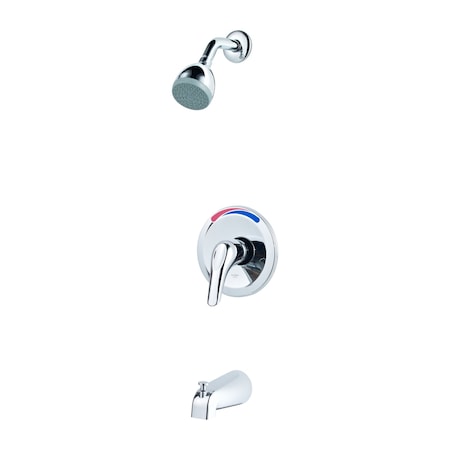 Pfister Pfirst Series 1-Handle Tub/Shower Trim Kit In Polished Chrome LG89-0300